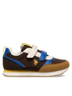Buty dla chłopców - U.S. Polo Assn. Sneakersy NOBIK012A Kolorowy - miniaturka - grafika 1