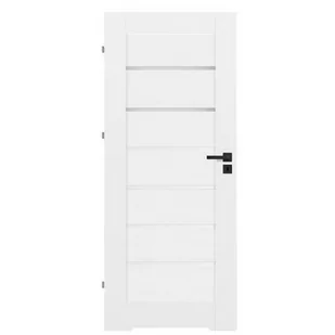 Skrzydło łazienkowe Hestia 70 lewe białe - Drzwi wewnętrzne - miniaturka - grafika 1