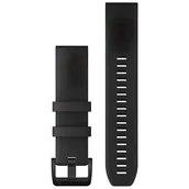 Akcesoria do smartwatchy - Garmin Silikonowy pasek Quick Fit 22 mm - Quatix 6/Approach S62/Fenix 5/6 - czarny [010-12901-00] 010-12901-00 - miniaturka - grafika 1