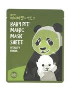 Maseczki do twarzy - 123ratio HOLIKA HOLIKA Baby Pet Magic Mask Sheet Vitality Panda maseczka na bawełnianej płachcie 1 sztuka - miniaturka - grafika 1