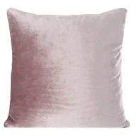 Poszewki na poduszki - Poszewka na poduszkę welurowa 40x40 cm Pudrowy róż - miniaturka - grafika 1