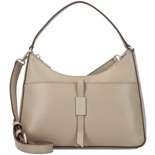 Torebki damskie - DKNY Torebka na ramię skórzana 28 cm toffee/silver R213KR16-GJJ - grafika 1