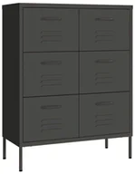 Szafy - Metalowa Szafka Gospodarcza Na Narzędzia Antracyt G2-Z29 - miniaturka - grafika 1