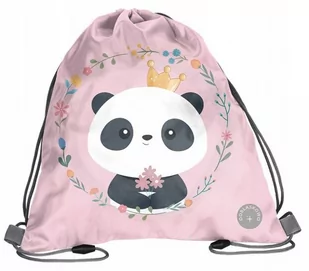 WOREK na buty obuwie GIMNASTYCZNY szkolny do szkoły dla dziewczynki PANDA - Worki na buty - miniaturka - grafika 1