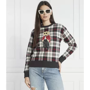 POLO RALPH LAUREN Bluza SEASONAL FLEECE | Regular Fit - Bluzy damskie - miniaturka - grafika 1