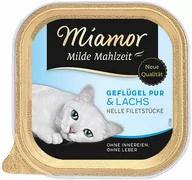 Mokra karma dla kotów - Miamor Milde Mahlzeit, 6 x 100 g - Drób z łososiem - miniaturka - grafika 1