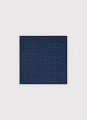 Dodatki do ubrań - Granatowa poszetka męska w mikrowzór - miniaturka - grafika 1