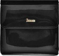 Portfele - Peterson PETERSON skórzany portfel damski BC209 czarny lakier BC209 - miniaturka - grafika 1