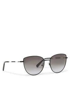 Calvin Klein Jeans Okulary przeciwsłoneczne CKJ21218S Czarny - Okulary przeciwsłoneczne - miniaturka - grafika 1