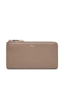 Portfele - Furla Duży Portfel Damski Goccia L Zip Around WP00471 BX3036 KH 2572S Beżowy - miniaturka - grafika 1