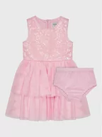 Sukienki i spódniczki dla dziewczynek - Guess Sukienka elegancka A3RK26 KBL10 Różowy Regular Fit - miniaturka - grafika 1