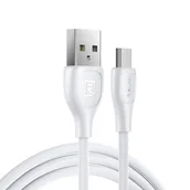 Kable komputerowe i do monitorów - REMAX Lesu Pro kabel przewód USB - micro USB 480 Mbps 2,1 A 1 m biały (RC-160m white) RC-160m white - miniaturka - grafika 1