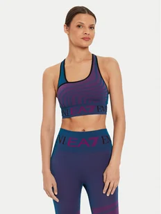 EA7 Emporio Armani Biustonosz sportowy 6DTH51 TJDGZ 2519 Kolorowy - Koszulki i topy damskie - miniaturka - grafika 1
