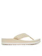 Klapki i japonki damskie - Tommy Hilfiger Japonki FW0FW08737 Beżowy - miniaturka - grafika 1