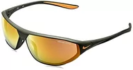 Okulary przeciwsłoneczne - NIKE NIKE AERO SWIFT M DQ0993, mieszane okulary przeciwsłoneczne, MATTE CARGO KHAKI/BROWN/ORGANG, 65 - miniaturka - grafika 1