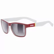 Okulary przeciwsłoneczne - Okulary Uvex lgl 39 3816 biało-czerwony - miniaturka - grafika 1