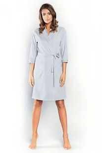 Italian Fashion Montana rękaw 3/4 melanżowy szlafrok damski plus size - Szlafroki damskie - miniaturka - grafika 1