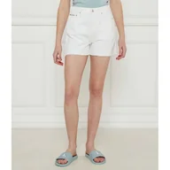 Spodnie sportowe damskie - Calvin Klein Jeans Jeansowe szorty Mom Fit - miniaturka - grafika 1