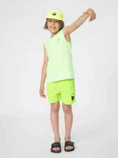 Spodnie i spodenki dla chłopców - Spodenki kąpielowe boardshorty chłopięce - 4F - grafika 1