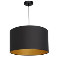 Lampy sufitowe - Luminex Arden 3492 Lampa wisząca zwis 1x60W E27 czarny/złoty - miniaturka - grafika 1