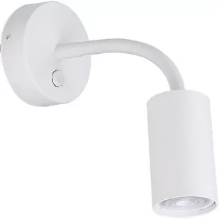 Nowodvorski Kinkiet LAMPA ścienna EYE FLEX S 9070 metalowa OPRAWA minimalistyczna tuba na elastycznym peszlu biała 9070 - Lampy ścienne - miniaturka - grafika 1