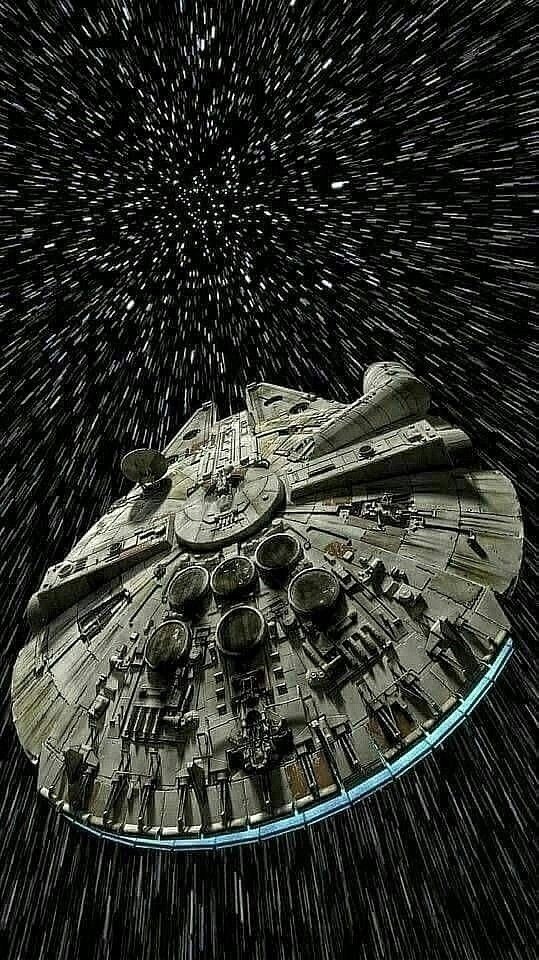PUZZLE STAR WARS Falcon Statek Kosmiczny A3 252 el z Nadrukiem+IMIĘ Pudełko