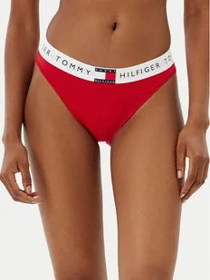 Tommy Hilfiger Figi klasyczne UW0UW06038 Czerwony - Majtki damskie - miniaturka - grafika 1