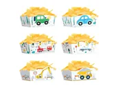 Dekoracje i nakrycia stołu na imprezę - Pudełka na chipsy Auta - 3 szt. - miniaturka - grafika 1