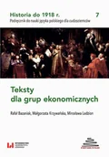 E-booki - nauka - Teksty dla grup ekonomicznych. Historia do 1918 r. Podręcznik do nauki języka obcego dla cudzoziemców. Tom 7 - miniaturka - grafika 1