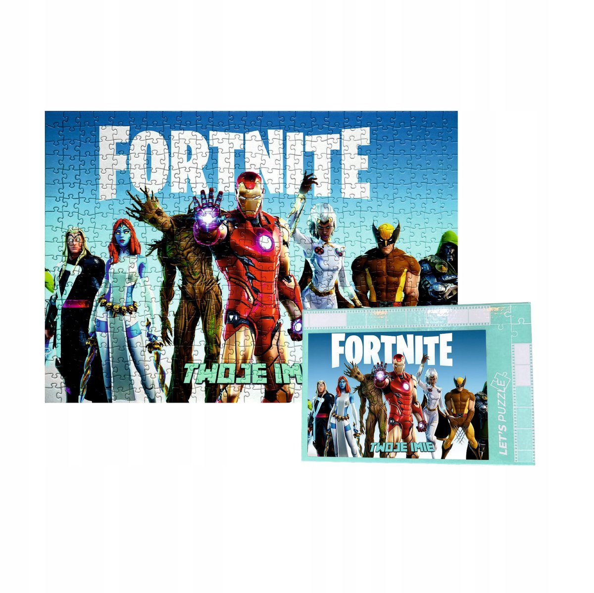 Personalizowane Puzzle Fortnite 500 el. - różne wzory