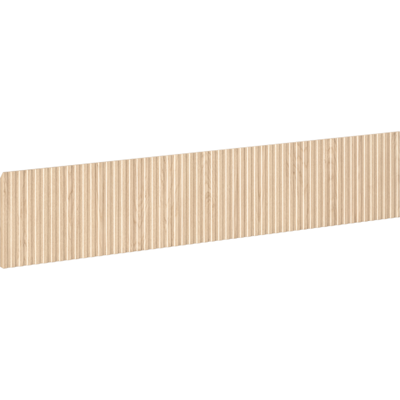 Mexen Rivel front ryflowany do korpusu szafki łazienkowej 100 x 20 cm, dąb - 91A20-1000-235-1-81