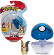 Figurki dla dzieci - POKEMON Pokemon Figurka Morpeko Clip'N'Go Poke Ball 0000045053 - miniaturka - grafika 1