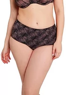 Majtki damskie - Sans Complexe So Pure Fantaisy figi damskie, Nadruk Black & Nude Płetwy, 50-52 - miniaturka - grafika 1