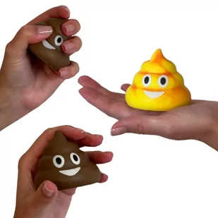 3 Szt Gniotek Kupa Poop Emoji - Normalna - Squishy - Zmieniająca Kolor - Zabawki sensoryczne - miniaturka - grafika 1