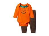 Komplety dla niemowląt - Lupilu Komplet niemowlęcy na Halloween 2 elementy Pomarańczowy 62/68 - miniaturka - grafika 1