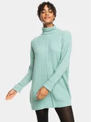 Sukienki - Roxy Sukienka dzianinowa Hawaiian Summer Ktdr ERJKD03450 Niebieski Regular Fit - miniaturka - grafika 1