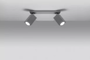 Sollux Lighting Lampa Plafon MERIDA 2 Szary (SL.0456) - Lampy ścienne - miniaturka - grafika 1