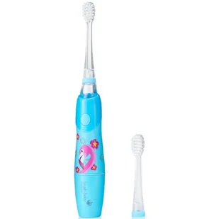 BRUSH-BABY szczotka soniczna KIDZSONIC dla dzieci w wieku 3+ lat - FLAMINGO - Szczoteczki do zębów dla dzieci - miniaturka - grafika 1