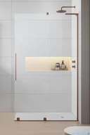 Kabiny prysznicowe - Radaway Furo SL Brushed Copper kabina Walk-in 120x200cm prawa szczotkowana miedź 10306638-93-01R/10110594-01-01 - miniaturka - grafika 1