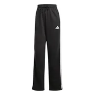 Spodnie rowerowe - adidas Kobiety ESSENTIALS 3-STRIPES OPEN HEM FLEECE PANTS, black/white, XXL - miniaturka - grafika 1