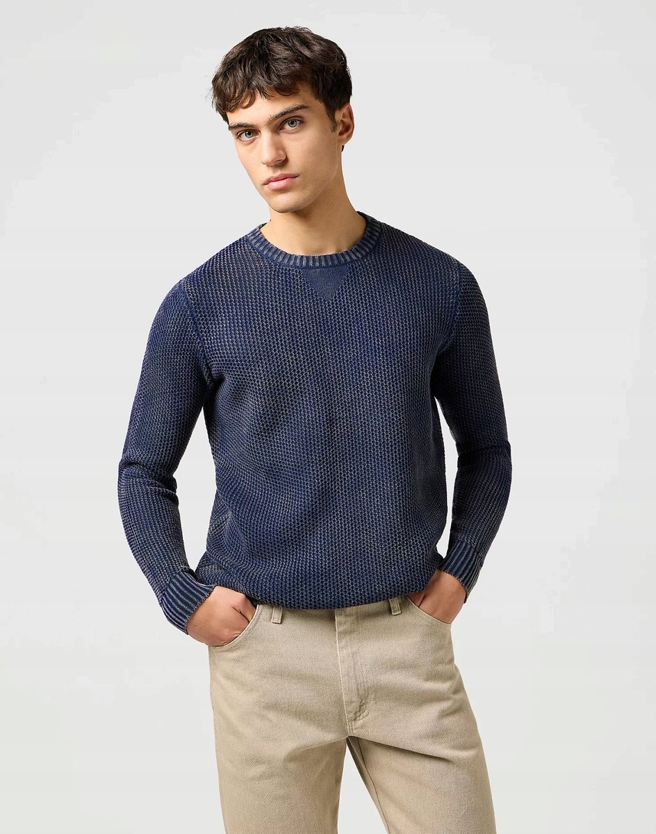 WRANGLER CREWNECK SWEATER NAVY 112364288 S