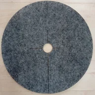 Agrowłókniny - Krążek filcowy zabezpieczający przed chwastami ściółkowanie szary fi 50 cm - miniaturka - grafika 1