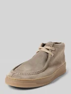 Botki męskie - Buty skórzane z ozdobnym szwem model ‘EVER’ - miniaturka - grafika 1