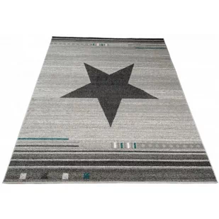 Szary dywan prostokątny młodzieżowy - Matic - Dywany - miniaturka - grafika 1