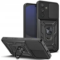 Etui i futerały do telefonów - Etui TECH-PROTECT Camshield Pro do Samsung Galaxy S24 FE Czarny - miniaturka - grafika 1