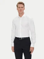 Koszule męskie - BOSS Koszula H-Hank 50538962 Biały Slim Fit - miniaturka - grafika 1