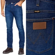 Spodnie męskie - Wrangler 11MWZ ORIGINAL SLIM Far Away DOPASOWANE CIEMNY DżINS W32 L34 - miniaturka - grafika 1
