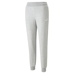 Damskie Spodnie PUMA ESS ELEVATED PANTS 67378904 – Szary - Spodnie damskie - miniaturka - grafika 1