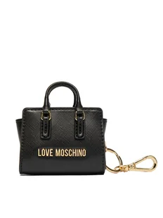 LOVE MOSCHINO Etui na klucze JC5411PP0NKZ0000 Czarny - Etui na klucze - miniaturka - grafika 1