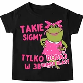 Koszulki dla dziewczynek - Koszulki dla koleżanek z klasy na Dzień kobiet z numer klasy - TAKIE SIGMY - miniaturka - grafika 1